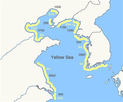 1. 10 Political Map Tips: Navigating The Yellow Sea's Complex Geography