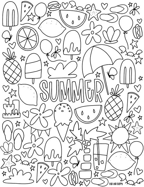 1. Design Your Ultimate Summer Coloring Pages Now!