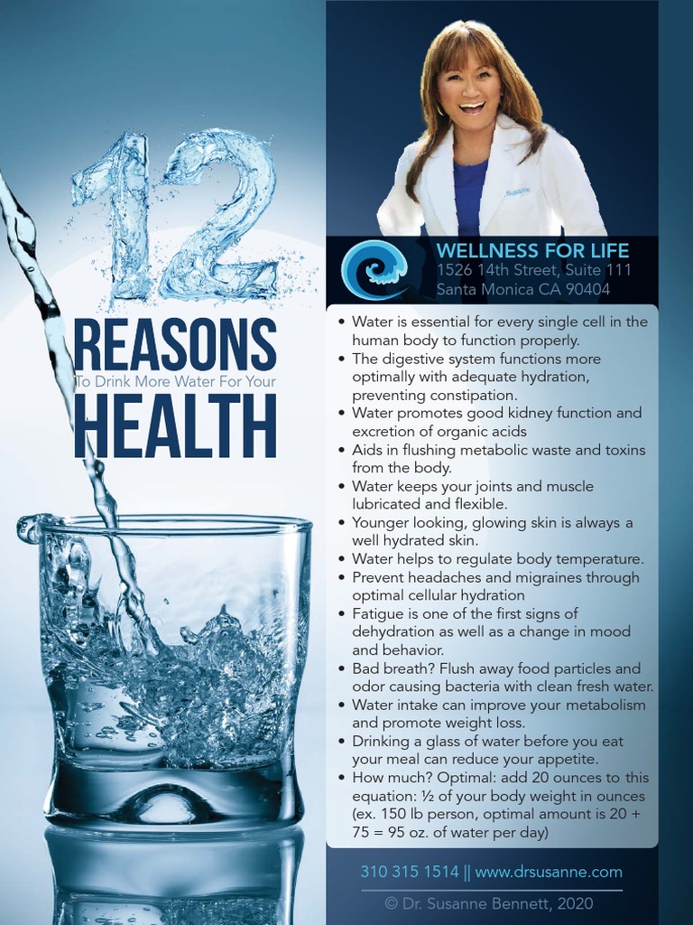 10 Powerful Reasons To Drink Water Fit2win Wellness Video 17 Youtube