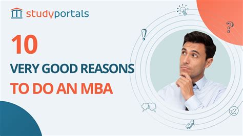 10 Very Good Reasons To Do An Mba Youtube