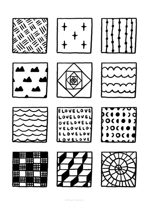 100 Fun Easy Patterns To Draw