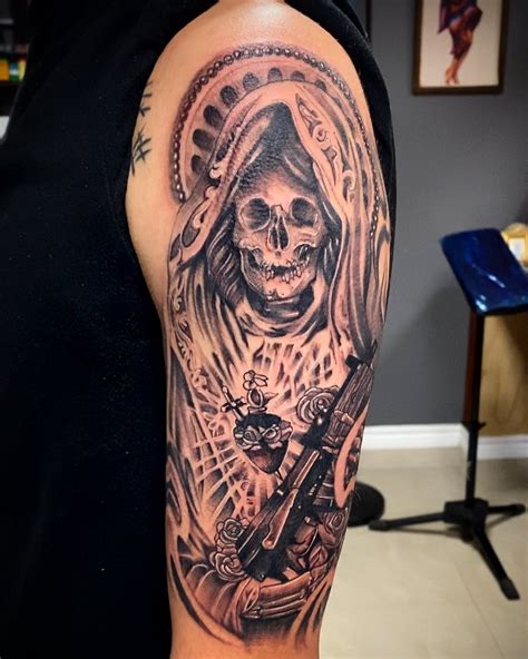 17 Santa Muerte Tattoo Designs: Ultimate Guide To Symbolism And Placement