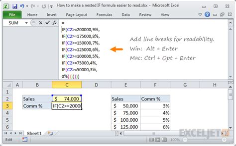 19 Tips For Nested If Formulas Exceljet