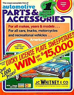 1975 Jc Whitney Automotive Parts Catalog Catalogs And Catalogues At