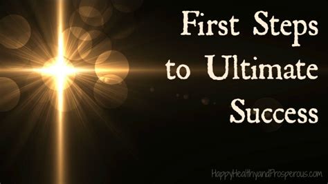 1St Steps Ultimate Success Happy Healthy Prosperous