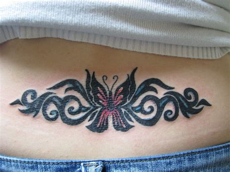 20 Awesome Lower Back Tribal Tattoos