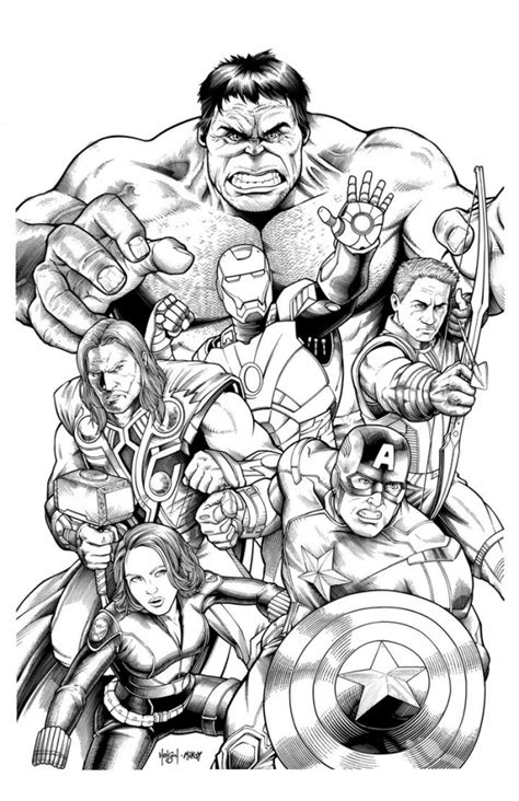 20 Free Printable Marvel Coloring Pages Everfreecoloring Com