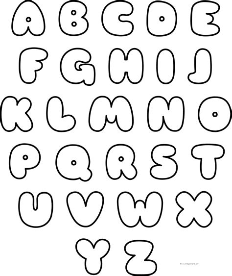 20+ Printable Bubble Letters: Ultimate Creative Alphabet Guide