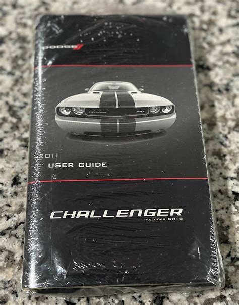 2011 Dodge Challenger Owners Manual User Guide R T Srt8 Se Sxt Coupe V8