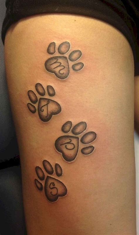 26 Cute Paw Print Tattoo Designs Ideas You Must Love Bellestilo Com