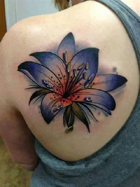 35 Beautiful Lily Flower Tattoo Designs Sheideas