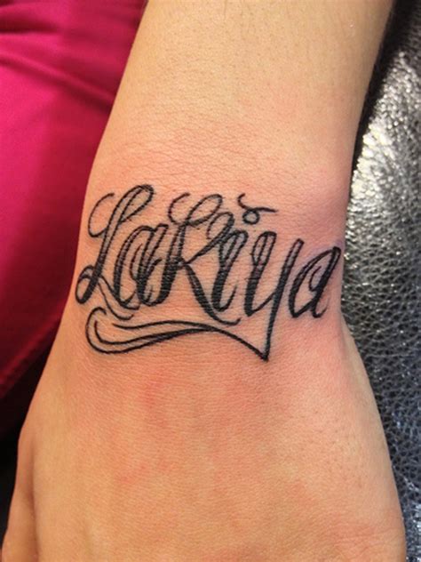 35 Stunning Name Wrist Tattoo Designs