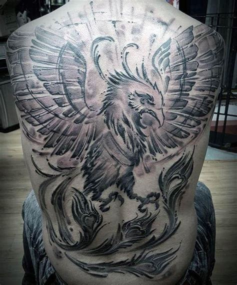 40 Amazing Phoenix Back Tattoo Designs For Men 2024 Guide Back