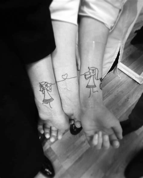 40 Best Mother And Daughter Tattoos Harunmudak