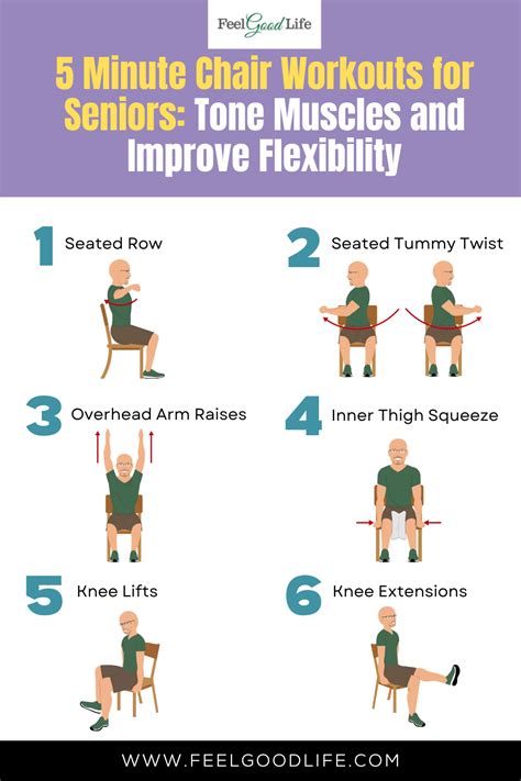 5 Quick Chair Workouts For Seniors To Tone Muscles And Improve Flexibility Chair Exercises