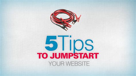 5 Tips To Jumpstart Your Website That Creative Guy Branding Visual