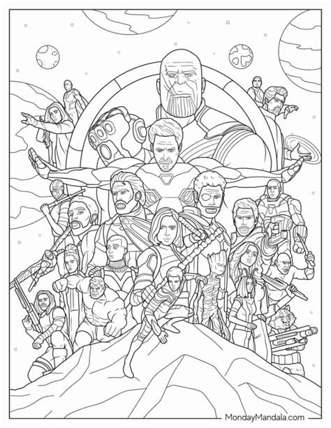 50 Best Ideas For Coloring Marvel Coloring Pages Pdf