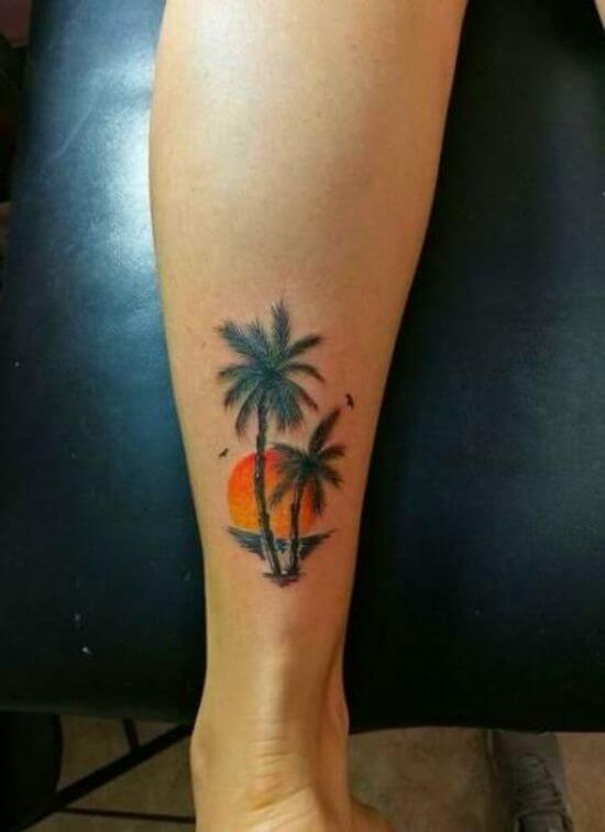 Palm Tree Tattoo Design - Judicial Data