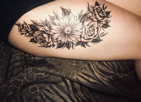 6 Ways To Create Ultimate Flower Thigh Tattoos Now