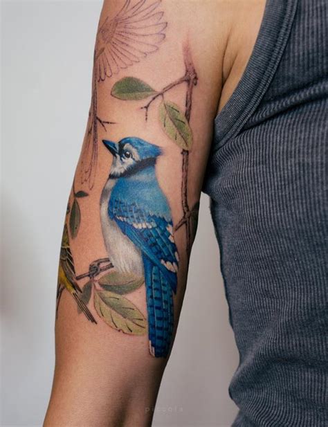 60 Blue Jay Tattoo Designs A Flight Into Inked Elegance Art And Design