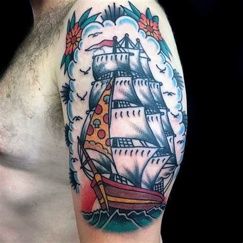 60 Traditional Ship Tattoo Designs For Men 2024 Guide