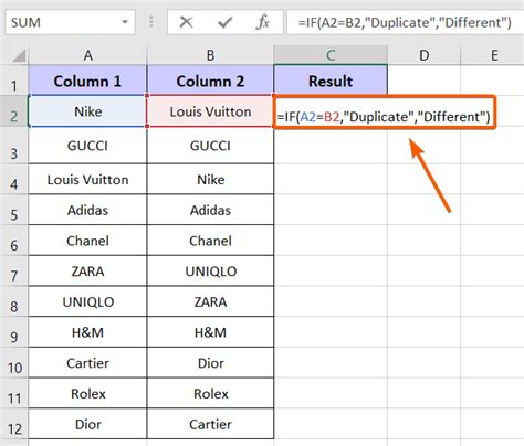 7 Methods To Find Duplicates In Two Columns In Excel