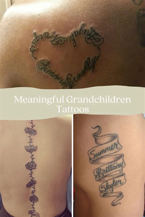 73 Meaningful Grandchildren Tattoos Images Artofit