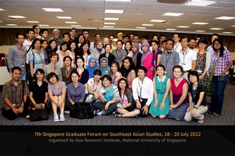 7Th Singapore Graduate Forum On Southeast Asian Studies Asia Research Institute Nus