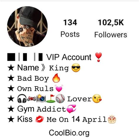 973 Best Instagram Bio For Boys Attitude Love 2023 Cool Bio