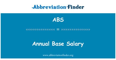 Abs Definition Rliga Grundl N Annual Base Salary