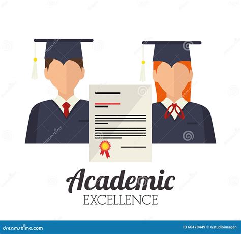 Academic Excellence Design Stock Illustration Illustration Of