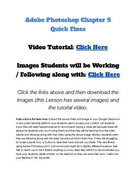 Adobe Photoshop Lesson 5 Quick Fixes By Technology Applications Store