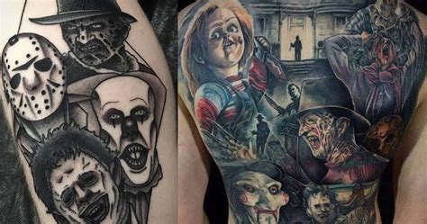 Airbrushdirtbag Scary Tattoos Horror Movie Tattoos Movie Tattoos