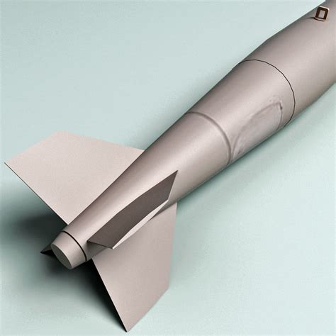 Aircraft Bomb Mk 82 Conical Fin 3D Model 14 3Ds C4d Fbx Lwo Max