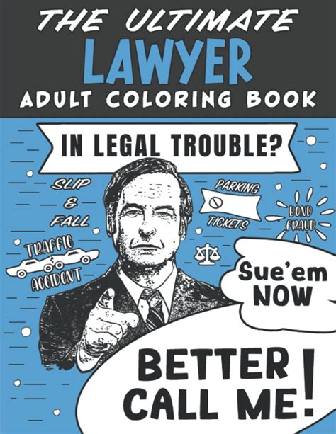 Amazon Com The Ultimate Lawyer Adult Coloring Book A Funny Relatable