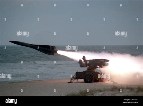 An Mim 23 Hawk Missile Is Fired By The 3Rd Light Anti Aircraft Missile