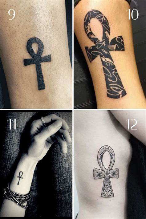 Ankh Tattoo Design Ideas Images