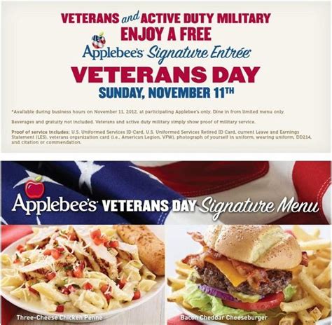 Applebee S Veterans Day Menu 2024 Schedule Kial Selina