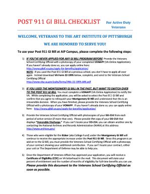 Apply To Use Post 911 Gi Bill