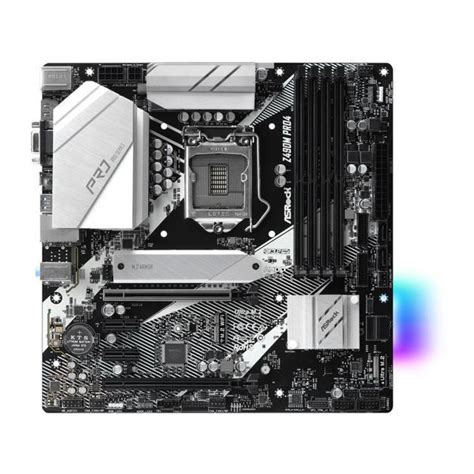 Asrock Z490m Pro4 Rgb M 2 10 Power Phase Design Matx Motherboard Lga 1200 Asrock Z490m Pro4