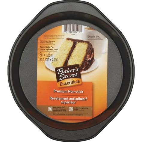 Baker Amp 39 S Secret 8 Amp Quot Round Cake Pan Walmart Com