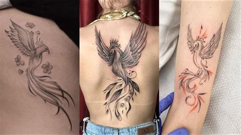 Beautiful And Awesome Phoenix Tattoo Designs For Woman Phoenix Tattoo