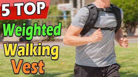 Best Weighted Vest For Walking Running Adjustable Youtube