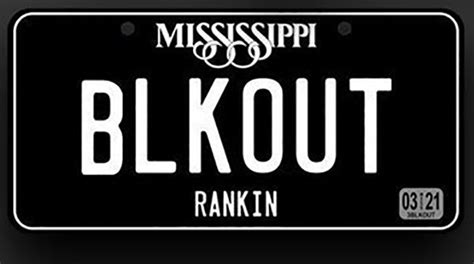 Blackout License Plates Now Available In Mississippi Daily Leader