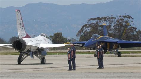 Blue Angels Vs Thunderbirds At Point Mugu Air Show 2023 4K 60Fps