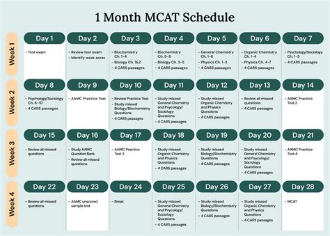 Building The Best Mcat Study Schedule Step By Step Guide In 2024