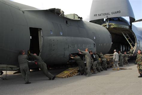 C 5 Airlifts C 130 Fuselage To Stratton 109Th Airlift Wing Article