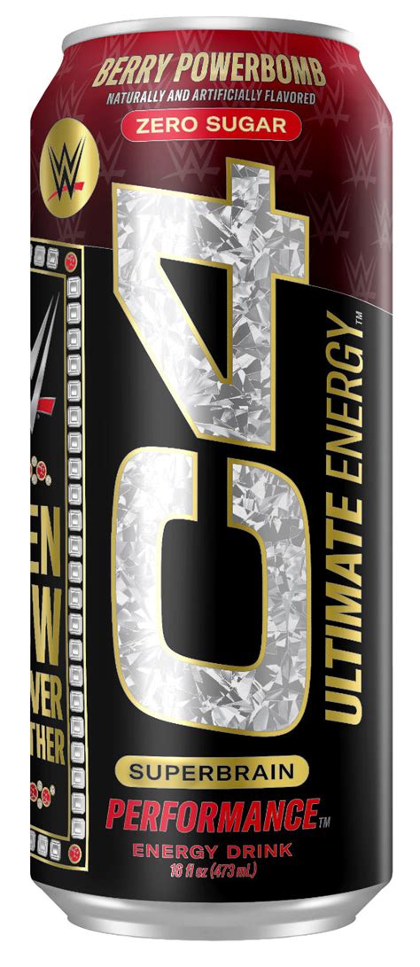 C4 Ultimate Energy Drink Berry Powerbomb 16Oz Pack Of 12 Oasis Snacks