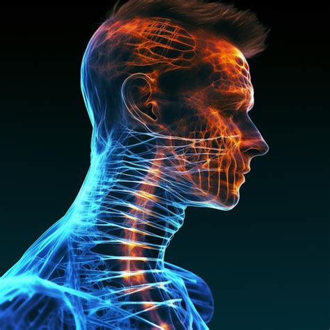 Captivating Scanner Shots Human Pain Revealed Premium Ai Generated Image