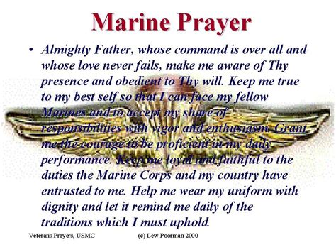 Catholic Marines Prayer Military Pinterest Catholic Faith And